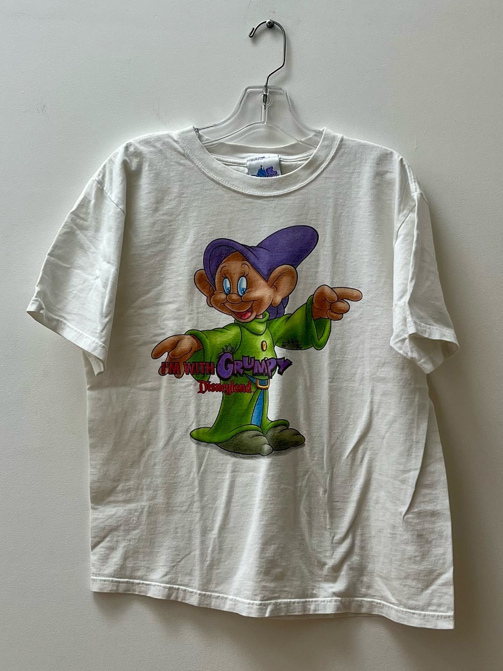 Disney Kid's White Grumpy Graphic Tee